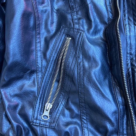 Black Leather Jacket - Picture 3 of 4